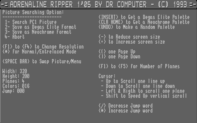 Adrenaline Ripper atari screenshot